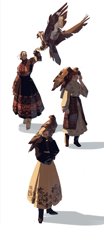 A cover of "Designs" cluster. The owner is aarawr. The cluster consists of 19 elements.