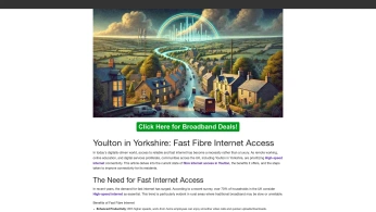 A cover of "Youlton Gigabit Fibre" cluster. The owner is savedimages. The cluster description is "Youlton Full Fibre Gigabit Broadband Deals.". The cluster consists of 1 element.