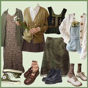 A cover of "outfits" cluster. The owner is glowingmoss. The cluster consists of 2 elements.