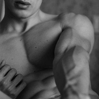 A cover of "Men’s Beauty" cluster. The owner is hanael. The cluster description is "Will to be tender.". The cluster consists of 16 elements.