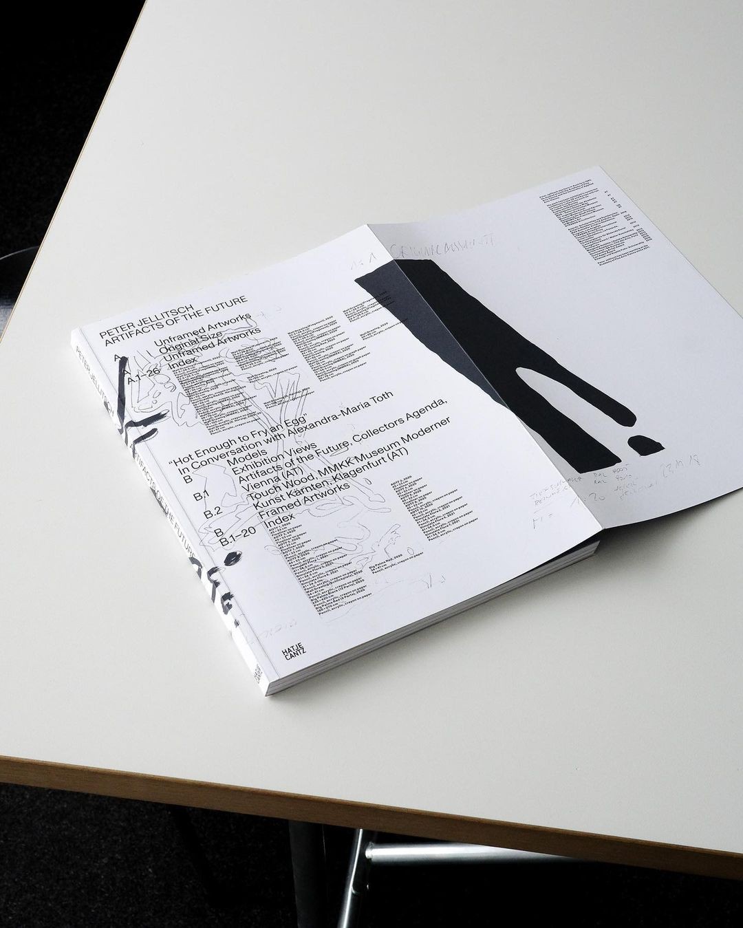 Design for Peter Jellitsch: Artifacts of the Future by Daily Dialogue. Published by Hatje Cantz Verlag.