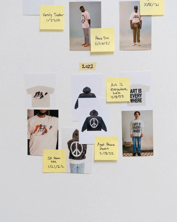 A cover of "Merch Inspo" cluster. The owner is mward. The cluster consists of 1 element.