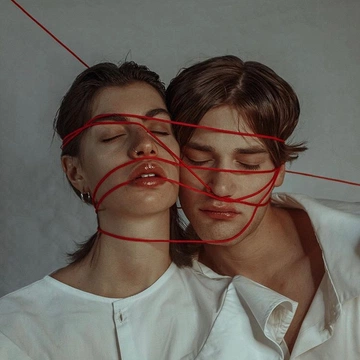 Cover of red string theory: cluster