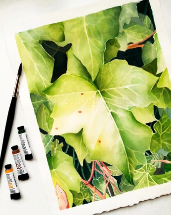 A cover of "watercolour inspo" cluster. The owner is jailys. The cluster consists of 5 elements.