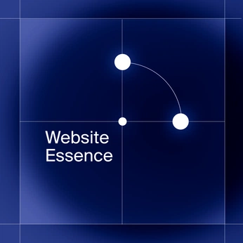 A cover of "Websites Essence" cluster. The owner is zerosev. The cluster description is "Website Layouts & Inspirations". The cluster consists of 132 elements.