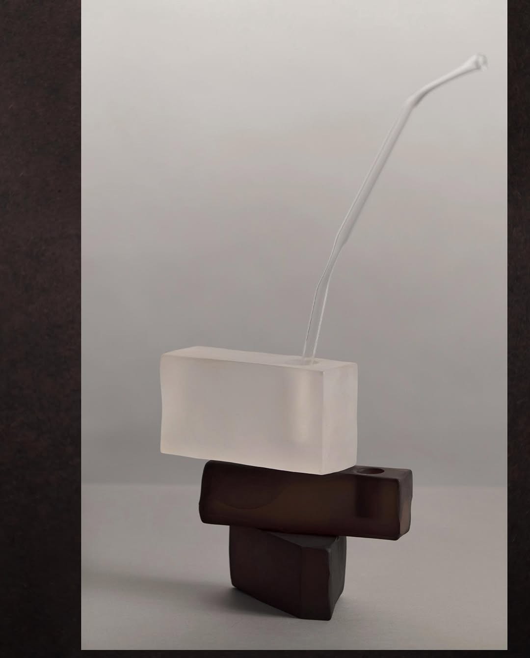 Waters Edge, a sculptural vase by artist Rahee Yoon.