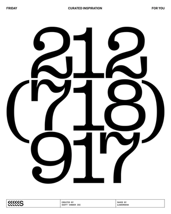 A cover of "Type.Design." cluster. The owner is karmes. The cluster consists of 10 elements.