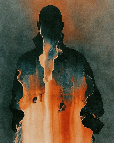 An Instagram  post added on Jul 25, 2024. The author is @serifa. May present: painting.