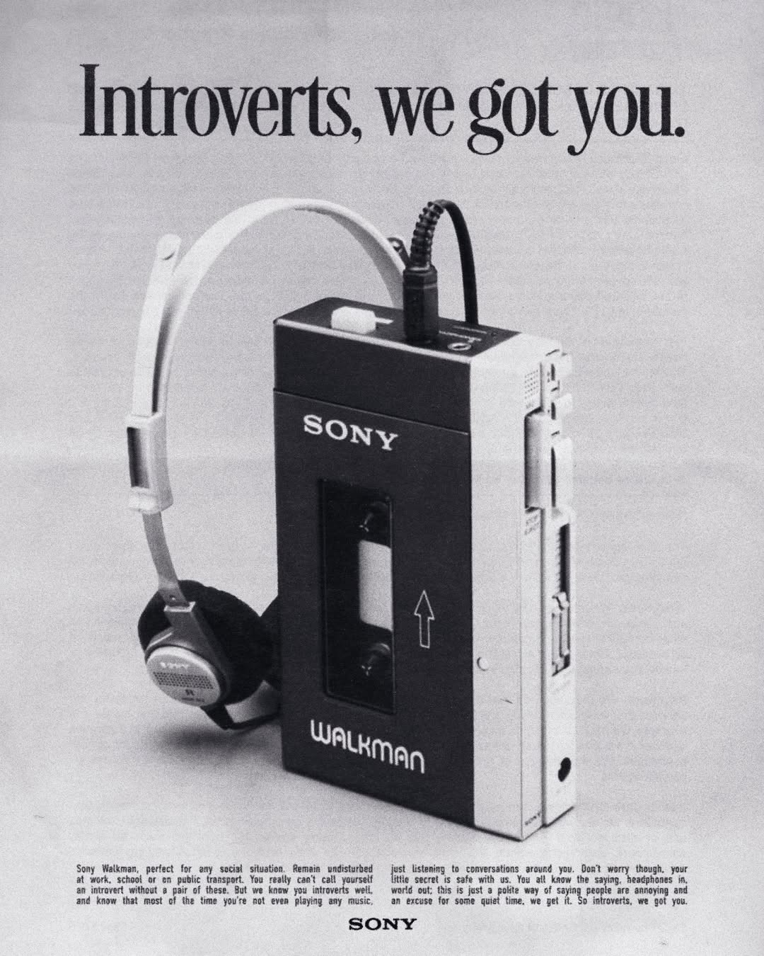 The Sony Walkman TPS-L2, first released in 1979. Photo by Sony.