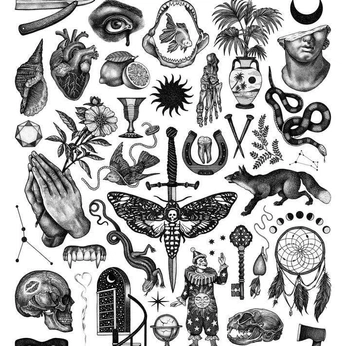 A cover of "Tat2ooz" cluster. The owner is spaghettis1ut. The cluster consists of 51 elements.