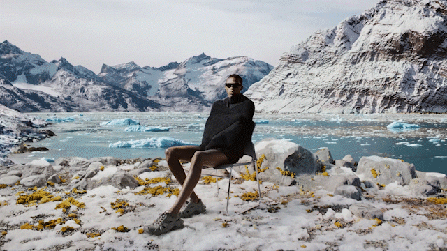 A scene from the Balenciaga Winter 22 Campaign, directed by Mau Morgó.