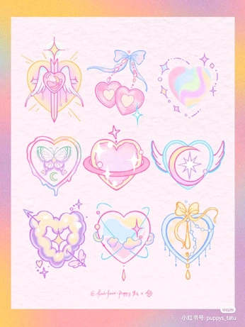 A cover of "Tattoos" cluster. The owner is evex3. The cluster consists of 7 elements.