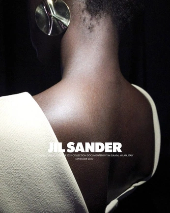 A cover of "jil sander" cluster. The owner is norosaes. The cluster consists of 24 elements.
