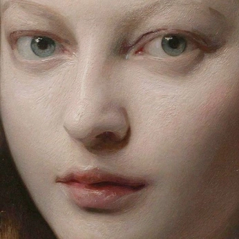 A cover of "Face Painting" cluster. The owner is ellew. The cluster description is "Portraits ". The cluster consists of 326 elements.