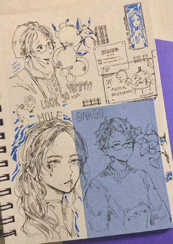 A cover of "drawing ig 🌟" cluster. The owner is sanyeistired. The cluster consists of 51 elements.