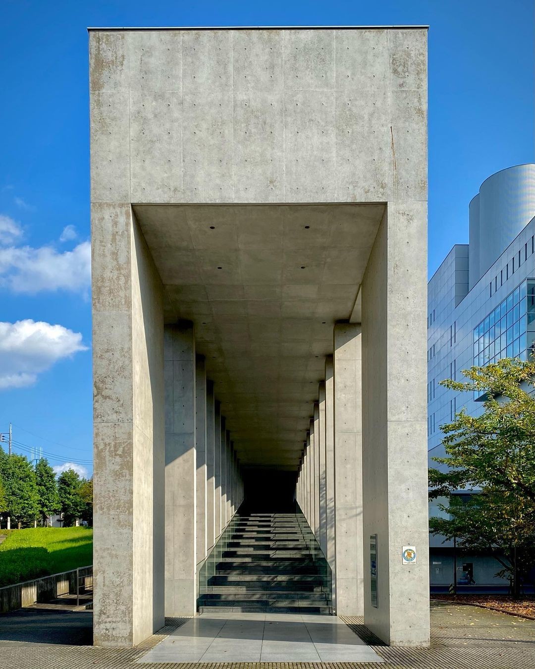The Zenrosai Information Center, designed by Dai-ichi Kobo architects Teiichi Takahashi and Midori Ihara.