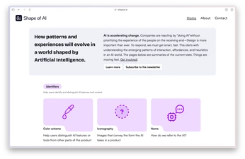 A cover of "AI in UX UI" cluster. The owner is lucky005. The cluster consists of 3 elements.