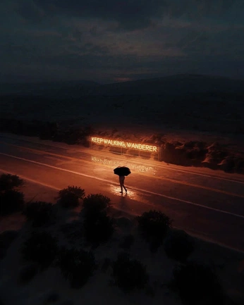 A cover of "Words" cluster. The owner is laraib00. The cluster consists of 2 elements.