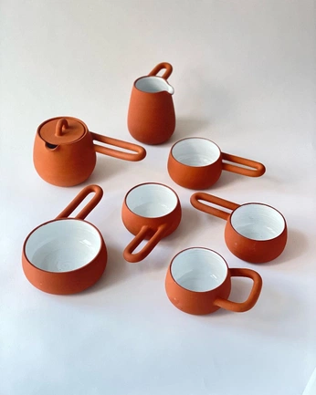 A cover of "tea set inspo" cluster. The owner is emmamax. The cluster consists of 19 elements.