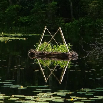 A cover of "tek | solar punk" cluster. The owner is doasalicedoes. The cluster description is "A space where ancient wisdom meets future dreams.". The cluster consists of 55 elements.