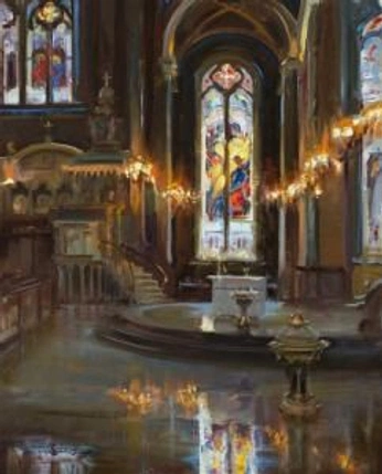 A cover of "church interiors" cluster. The owner is vanda. The cluster consists of 34 elements.