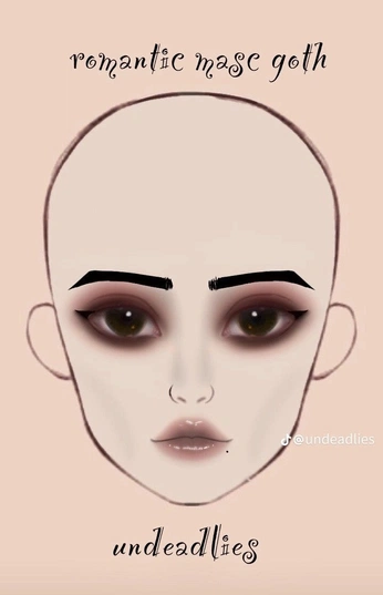 A cover of "Gothic makeup" cluster. The owner is deathgarden. The cluster consists of 17 elements.