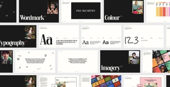 A cover of "Brand guidelines" cluster. The owner is and.li. The cluster consists of 6 elements.