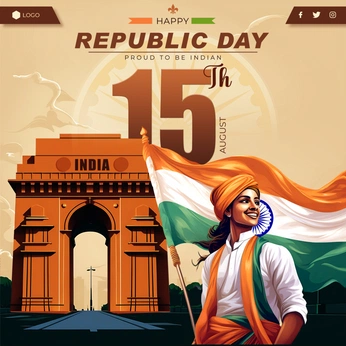 A cover of "Indian Republic Day" cluster. The owner is msdesign.club. The cluster consists of 8 elements.