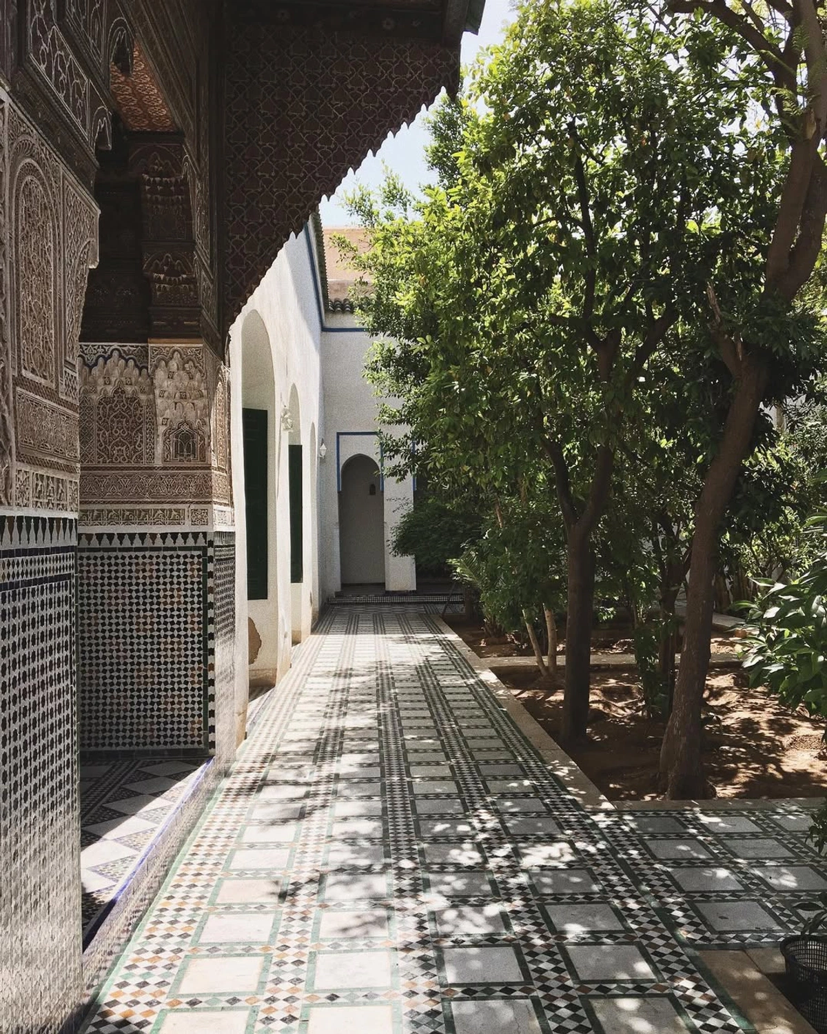 Bahia Palace in Marrakech, Morocco
