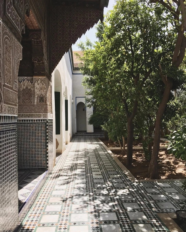 Bahia Palace in Marrakech, Morocco