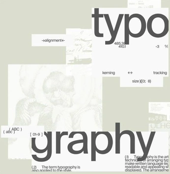 A cover of "typography" cluster. The owner is menah21. The cluster consists of 1 element.