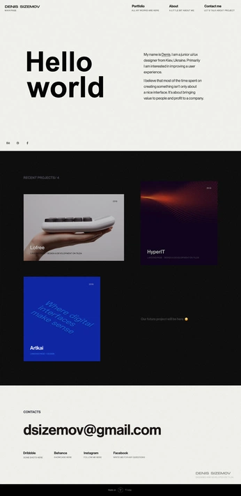 A cover of "web.design.portfolio" cluster. The owner is ahappyman. The cluster consists of 3 elements.