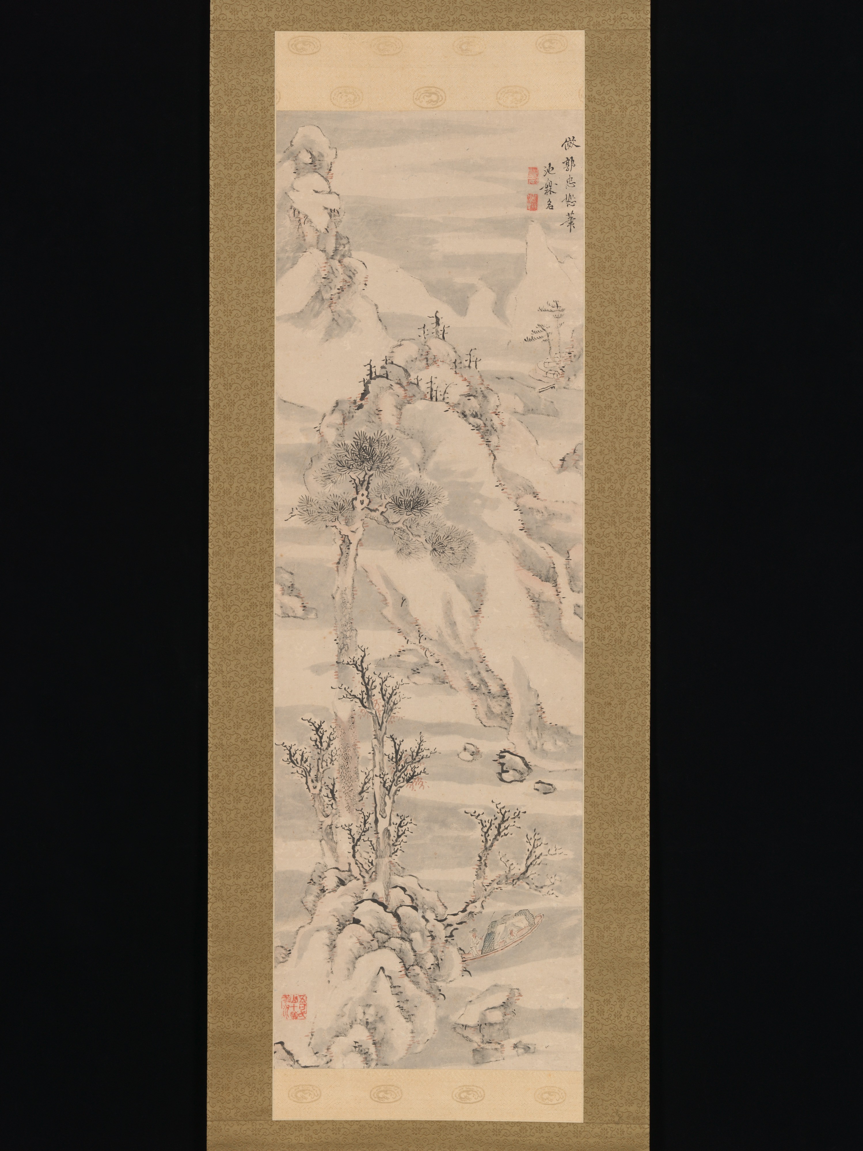 Wintry Landscape, in the Style of Guo Zhongshu