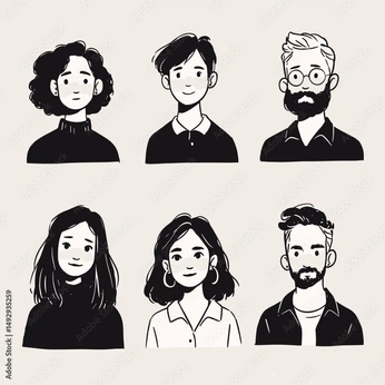 A cover of "Diverse Portrait Collect" cluster. The owner is aburadrafiu. The cluster consists of 67 elements.