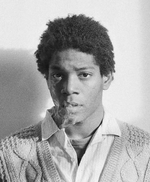 A 1982 portrait of artist Jean-Michel Basquiat by photographer James Van Der Zee.