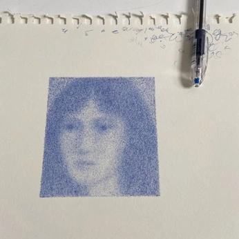 A cover of "art inspo" cluster. The owner is justin.c. The cluster consists of 58 elements.