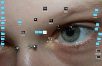 A cover of "desktop" cluster. The owner is oliveras. The cluster description is "on my puter". The cluster consists of 7 elements.