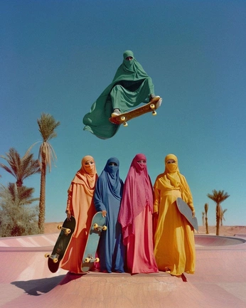 A cover of "muslim" cluster. The owner is aninoquisi. The cluster consists of 16 elements.