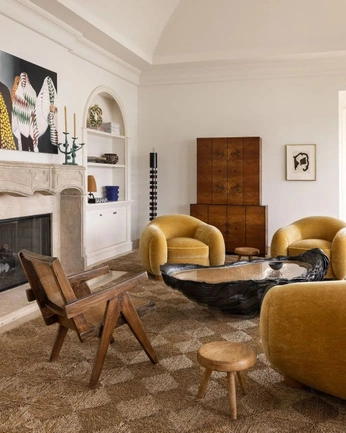 A cover of "Artful Ease" cluster. The owner is i.kat. The cluster description is "Expressive, lived-in Design.". The cluster consists of 100 elements.