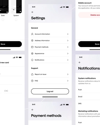 A cover of "ui/ux design" cluster. The owner is tlsdkdl. The cluster consists of 10 elements.
