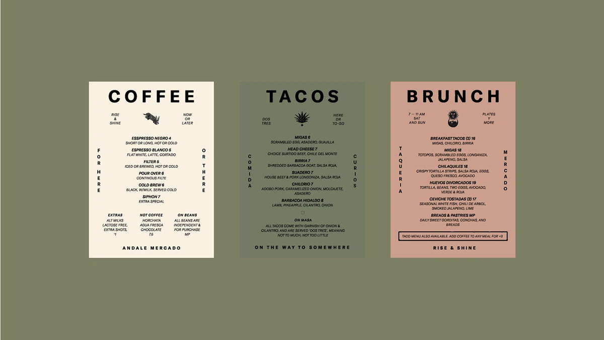 Print | Menu Design (@sssami) / Cosmos