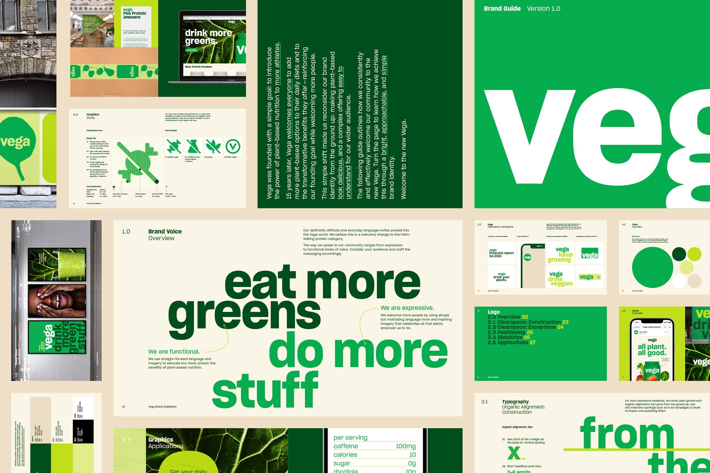 Brand identity for Vega by Concrete.
