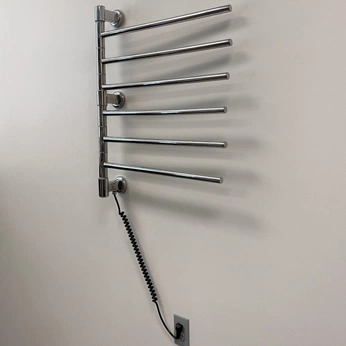 A cover of "Heated Towel rack" cluster. The owner is name1. The cluster consists of 2 elements.