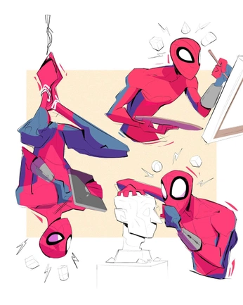 A cover of "Spiderman!!! <3" cluster. The owner is countlulubeans1. The cluster consists of 37 elements.