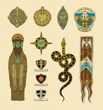 A cover of "Trinket Design" cluster. The owner is haolewood. The cluster consists of 17 elements.