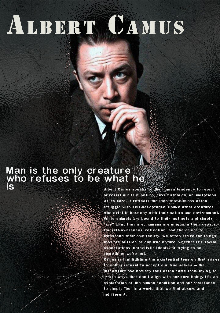 Albert camus portrait