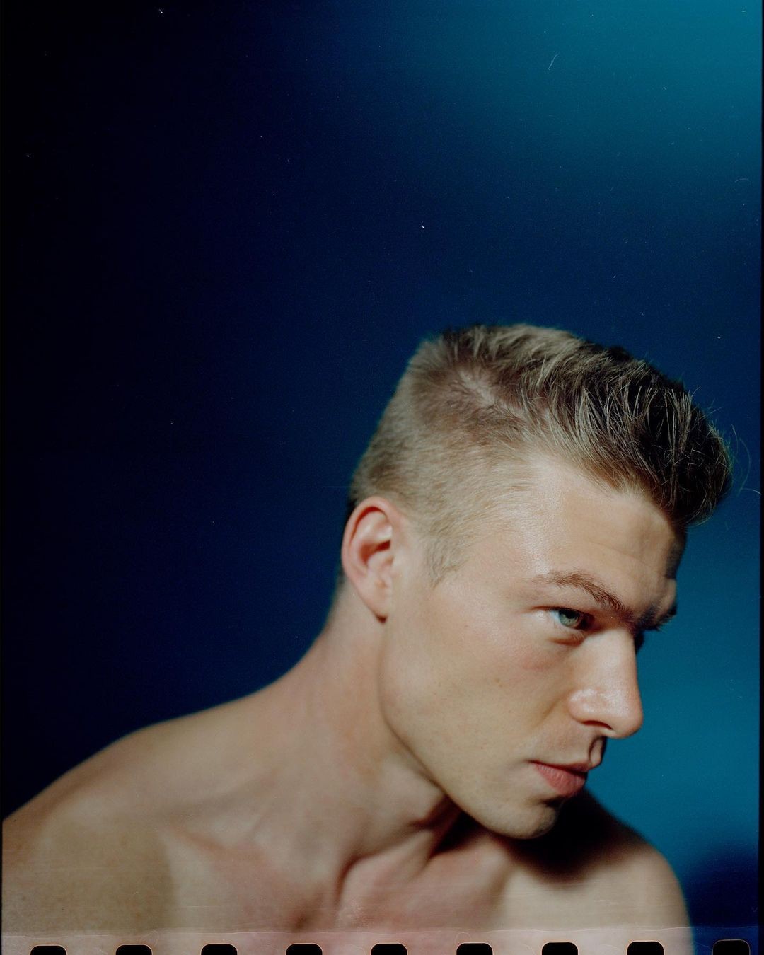 Portrait of model Daniil Khrapovitskiy.