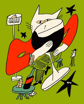 A cover of "drawing" cluster. The owner is moch0mo. The cluster consists of 16 elements.