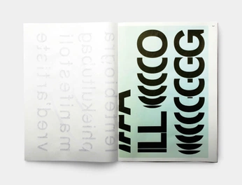 A cover of "Typography inspo" cluster. The owner is samdimauro. The cluster consists of 33 elements.
