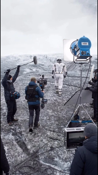 Behind the scenes from the film Interstellar. / Cosmos